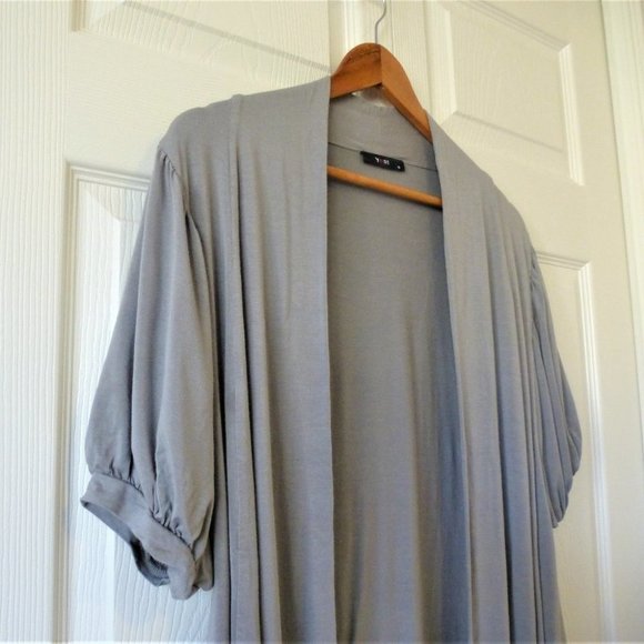 YEST Oversized Short Sleeve Cardigan - Picture 4 of 6